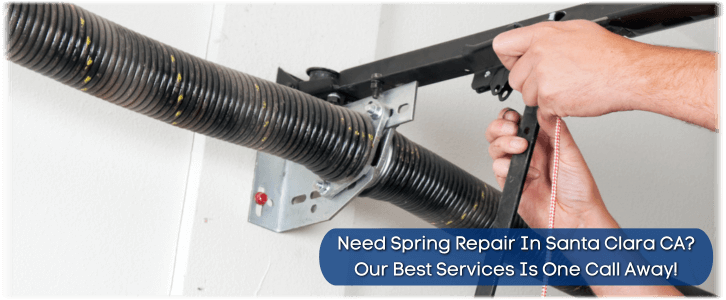 Broken Garage Door Spring Santa Clara CA
